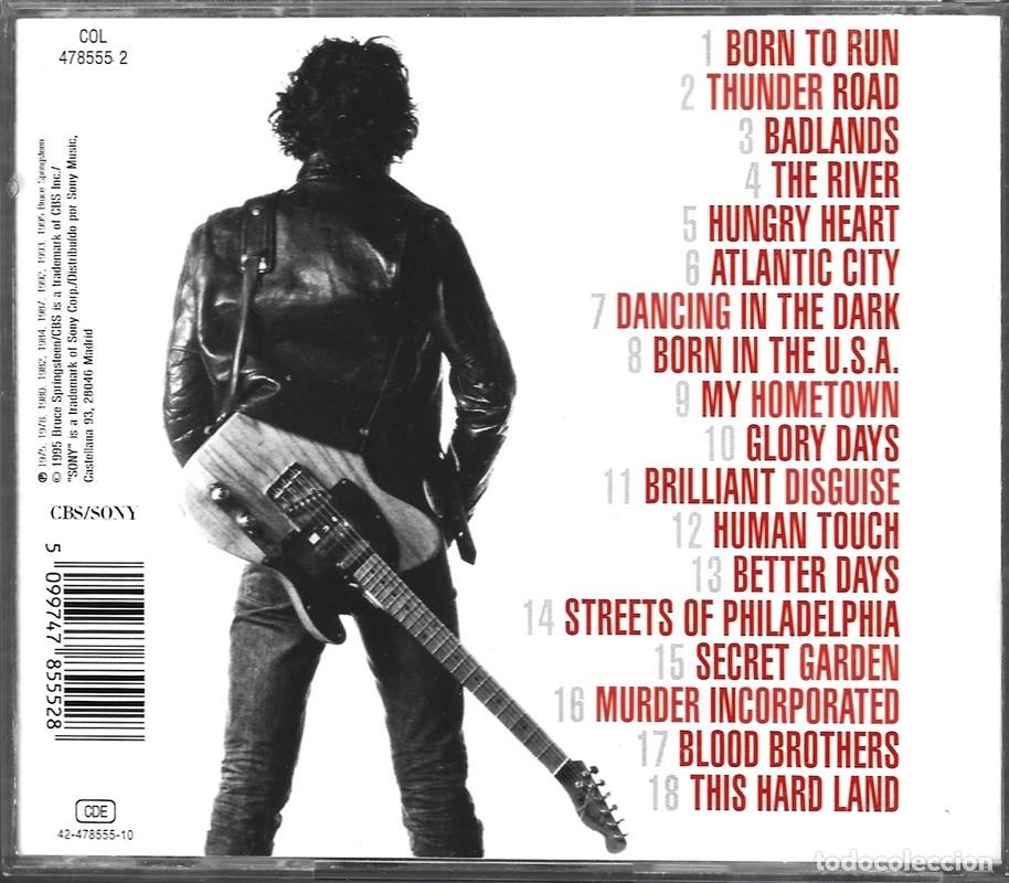 CDs de m&uacute;sica: BRUCE SPRINGSTEEN GREATEST HITS (CD) - Foto 2