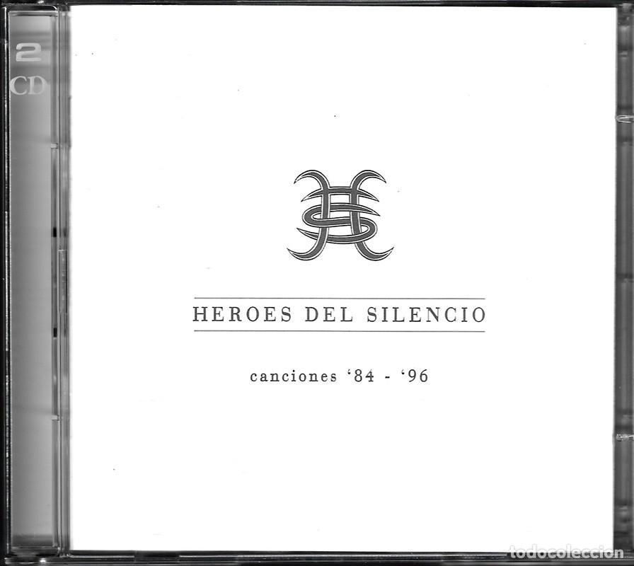 CDs de m&uacute;sica: H&Eacute;ROES DEL SILENCIO CANCIONES &acute;84 - &acute;96 (2 CD) - Foto 1