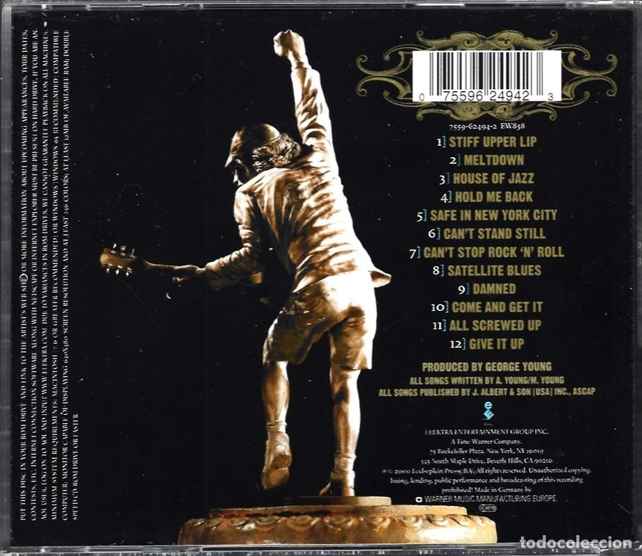 CDs de m&uacute;sica: AC DC &uml;STIFF UPPER LIP&uml;(CD) - Foto 2