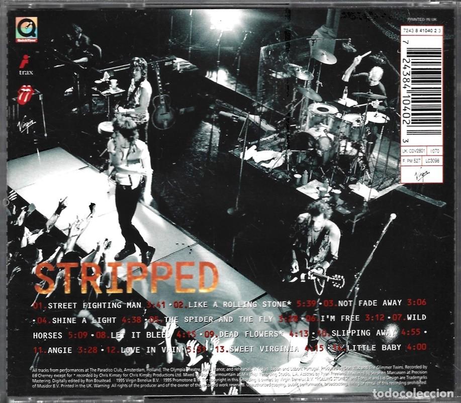 CDs de m&uacute;sica: THE ROLLING STONES &uml;STRIPPED&uml;(CD) - Foto 2