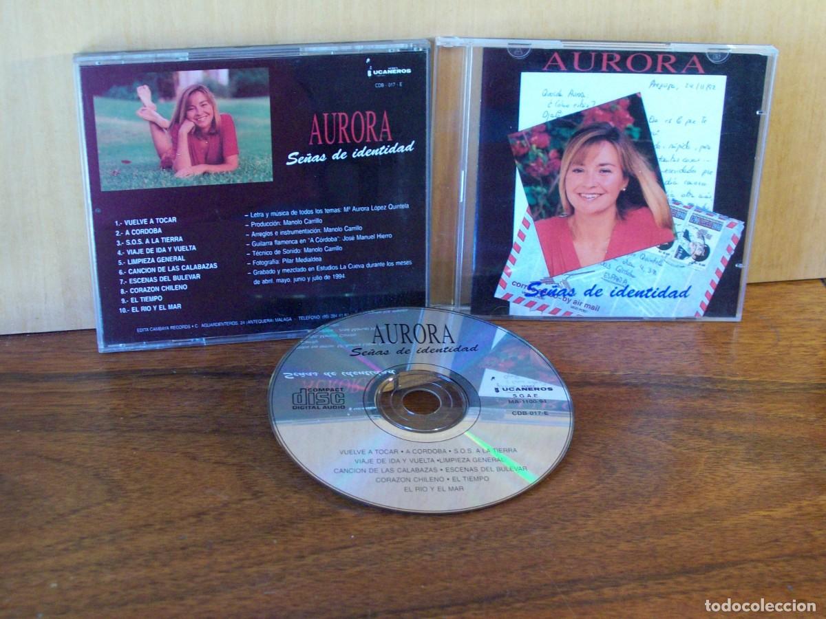 CDs de m&uacute;sica: AURORA - SE&Ntilde;AS DE IDENTIDAD - CD 1994 - Foto 1