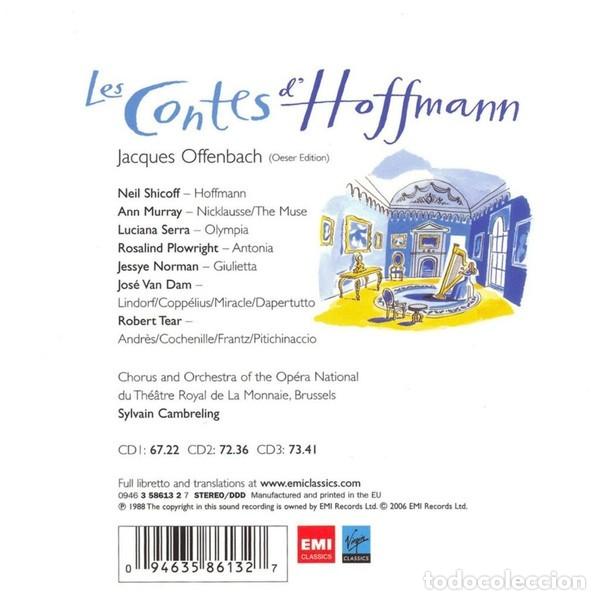 CDs de m&uacute;sica: OFFENBACH: LES CONTES D&acute;HOFFMANN - EMI - 3 CD + LIBRETO - Foto 2