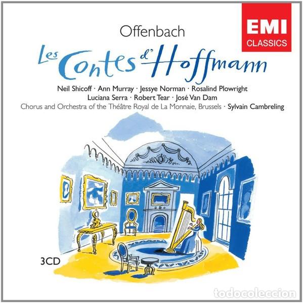 CDs de m&uacute;sica: OFFENBACH: LES CONTES D&acute;HOFFMANN - EMI - 3 CD + LIBRETO - Foto 1