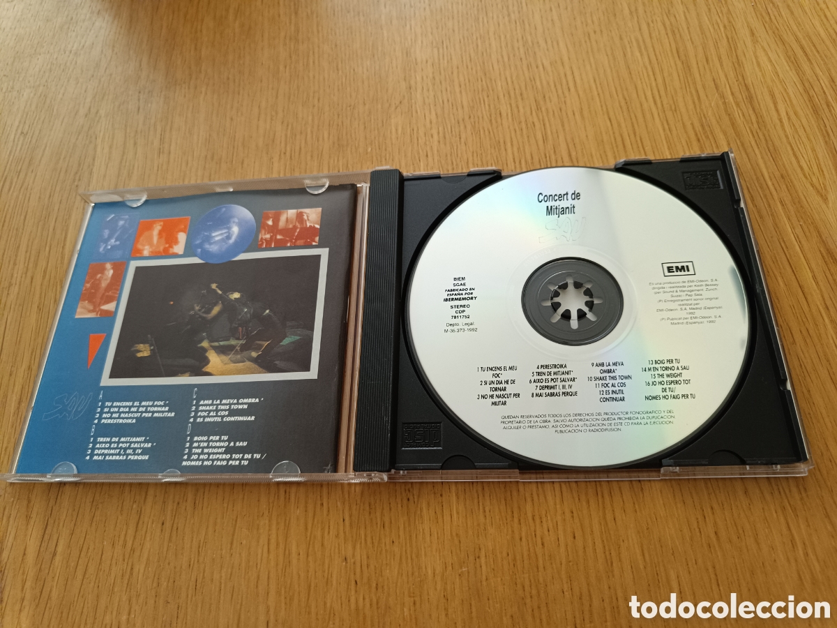 CDs de m&uacute;sica: Sau CD Concert De Mitjanit - Foto 3