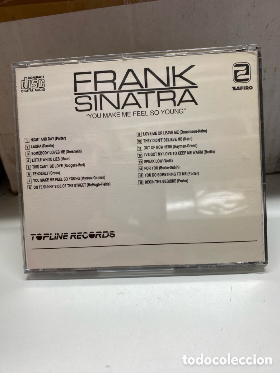 CDs de m&uacute;sica: CD FRANK SINATRA. YOU MAKE ME FEEL SO YOUNG - Foto 2