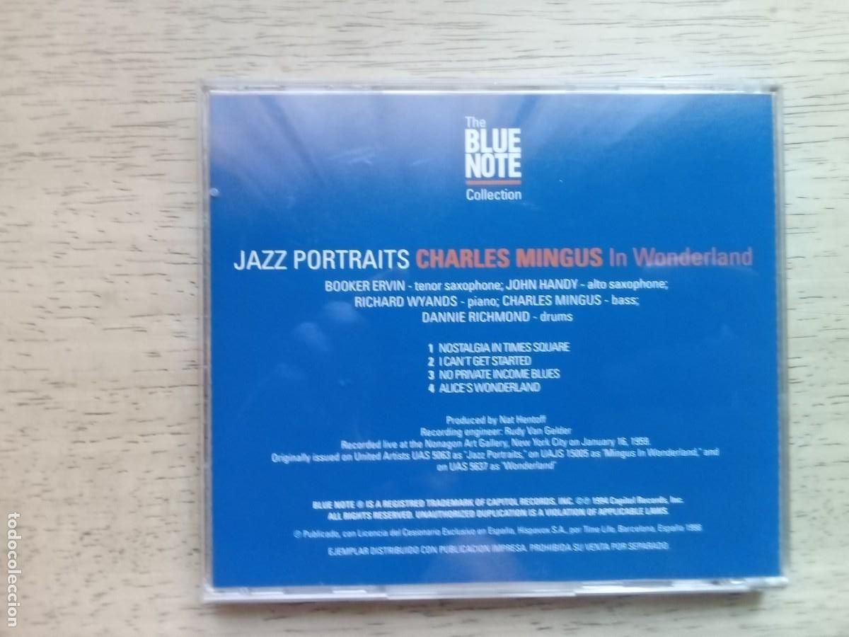 CDs de m&uacute;sica: Charles Mingus. Mingus in Wonderland. CD Blue Note - Foto 2