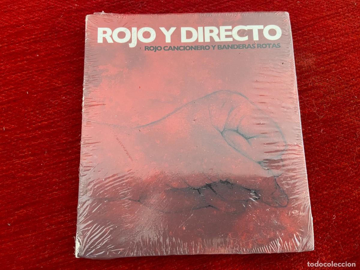 CDs de M&uacute;sica: R27121 CD PRECINTADO ROJO Y DIRECTO ROJO CANCIONERO Y BANDERAS ROTAS SIN USO