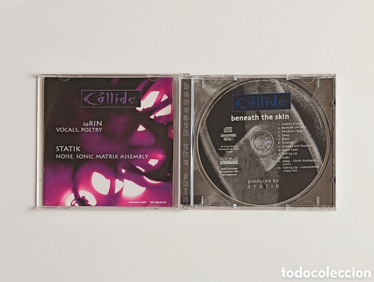 CDs de m&uacute;sica: Collide - Beneath The Skin - Foto 2