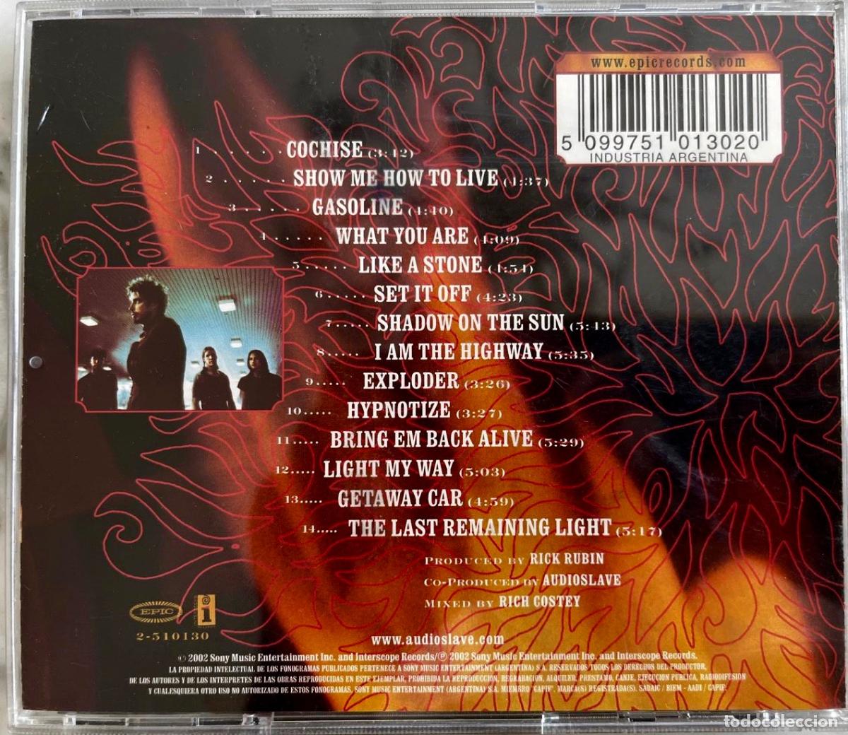 CDs de m&uacute;sica: AUDIOSLAVE. COCHISE. GASOLINE. SET IT OFF. EXPLODER... CD FABRICADO EN ARGENTINA - Foto 2