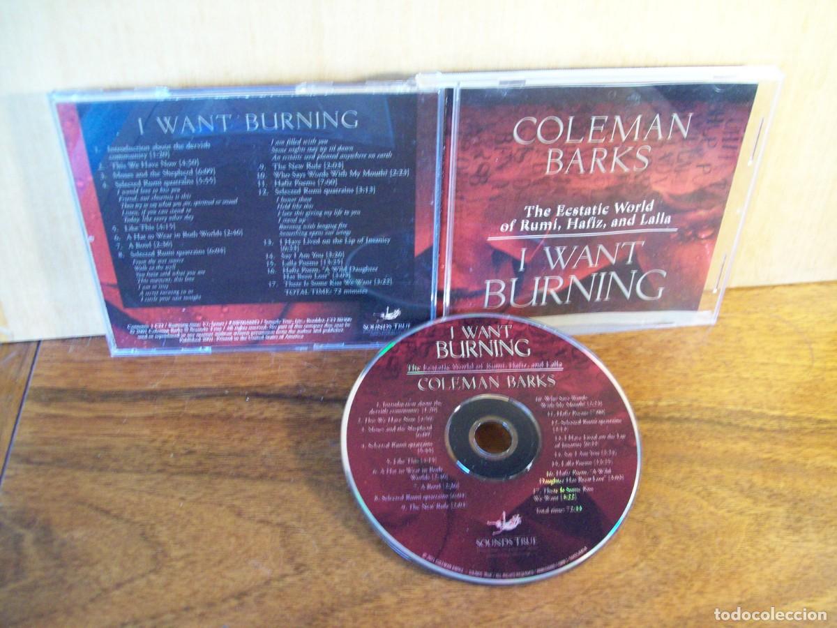 CDs de m&uacute;sica: COLEMAN BARKS - I WANT BURNING - CD FABRICADO EN USA