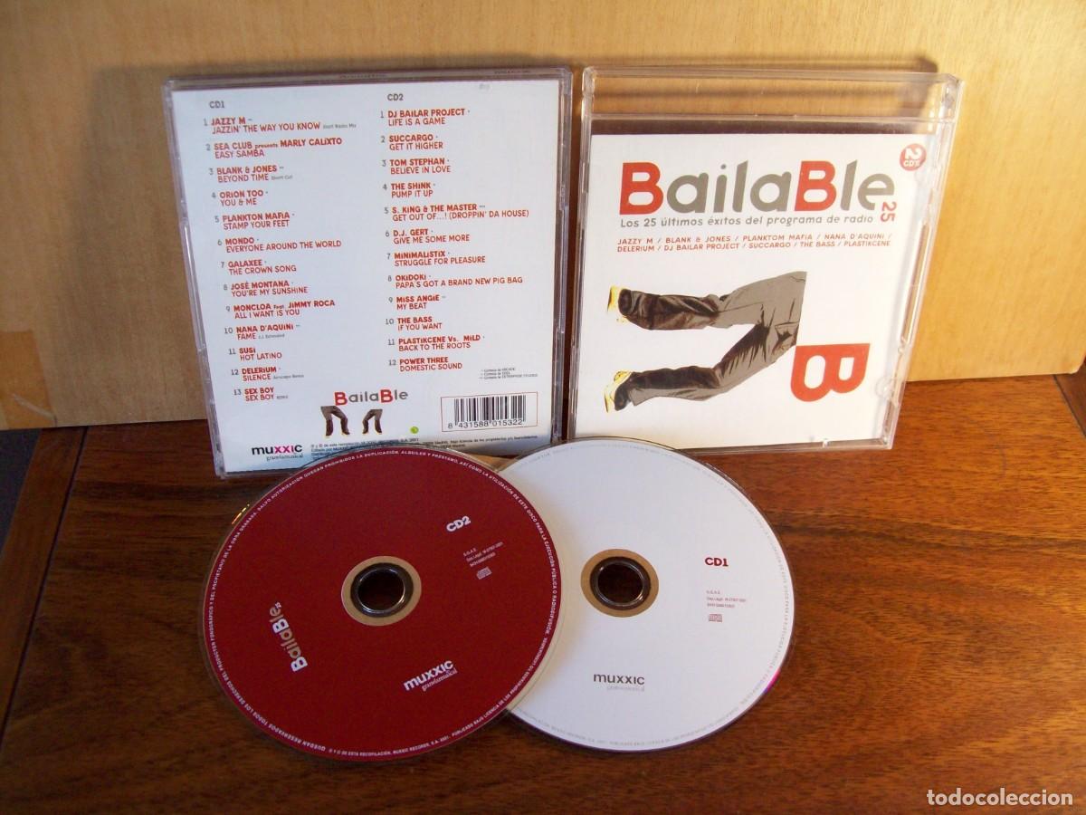 CDs de m&uacute;sica: BAILABLE - ARTISTAS VARIOS - DOBLE CD LOS 25 EXITOS DEL PROGRAMA DE RADIO - Foto 1