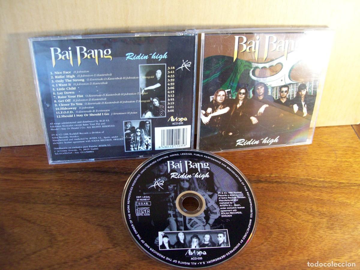 CDs de m&uacute;sica: BAJ BANG - RIDIN HIGH - CD EDICION 1996 - Foto 1