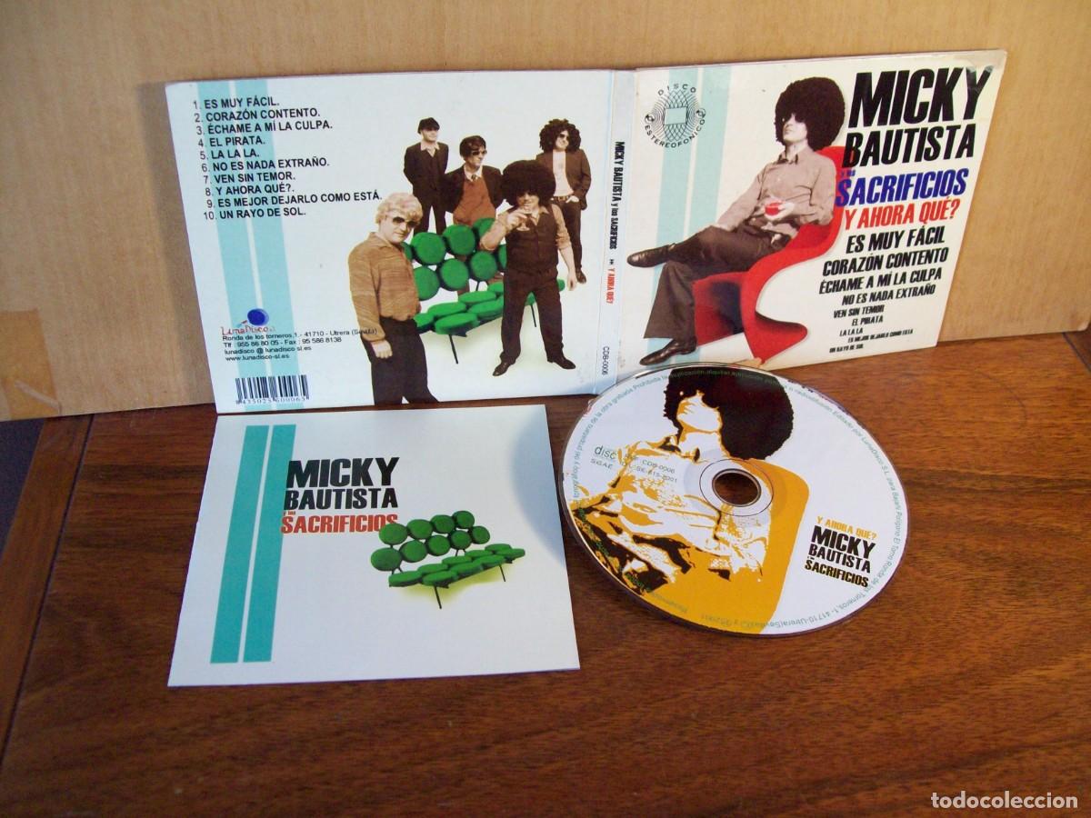 CD de M&uacute;sica: MICKY BAUTISTA Y LOS SACRIFICIOS - Y AHORA QUE - CD DIGIPACK CON PARTE PEGATINA ARRIBA D
