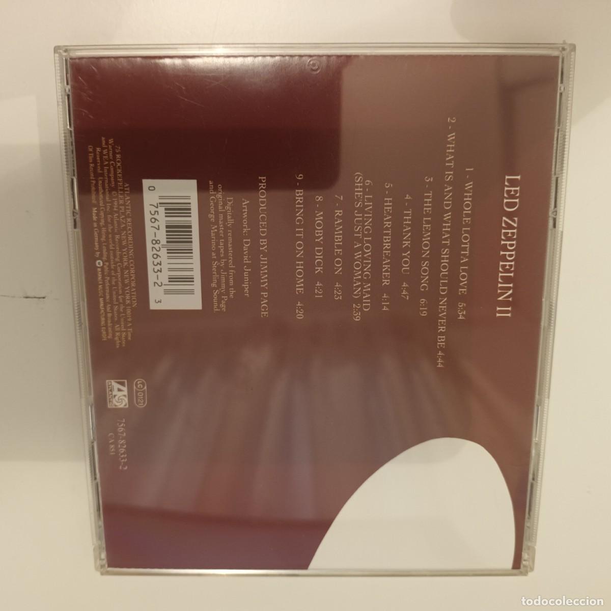 CDs de m&uacute;sica: Le Zeeppelin , II , CD 1994 Remasterizado. Estado Impecable. - Foto 2