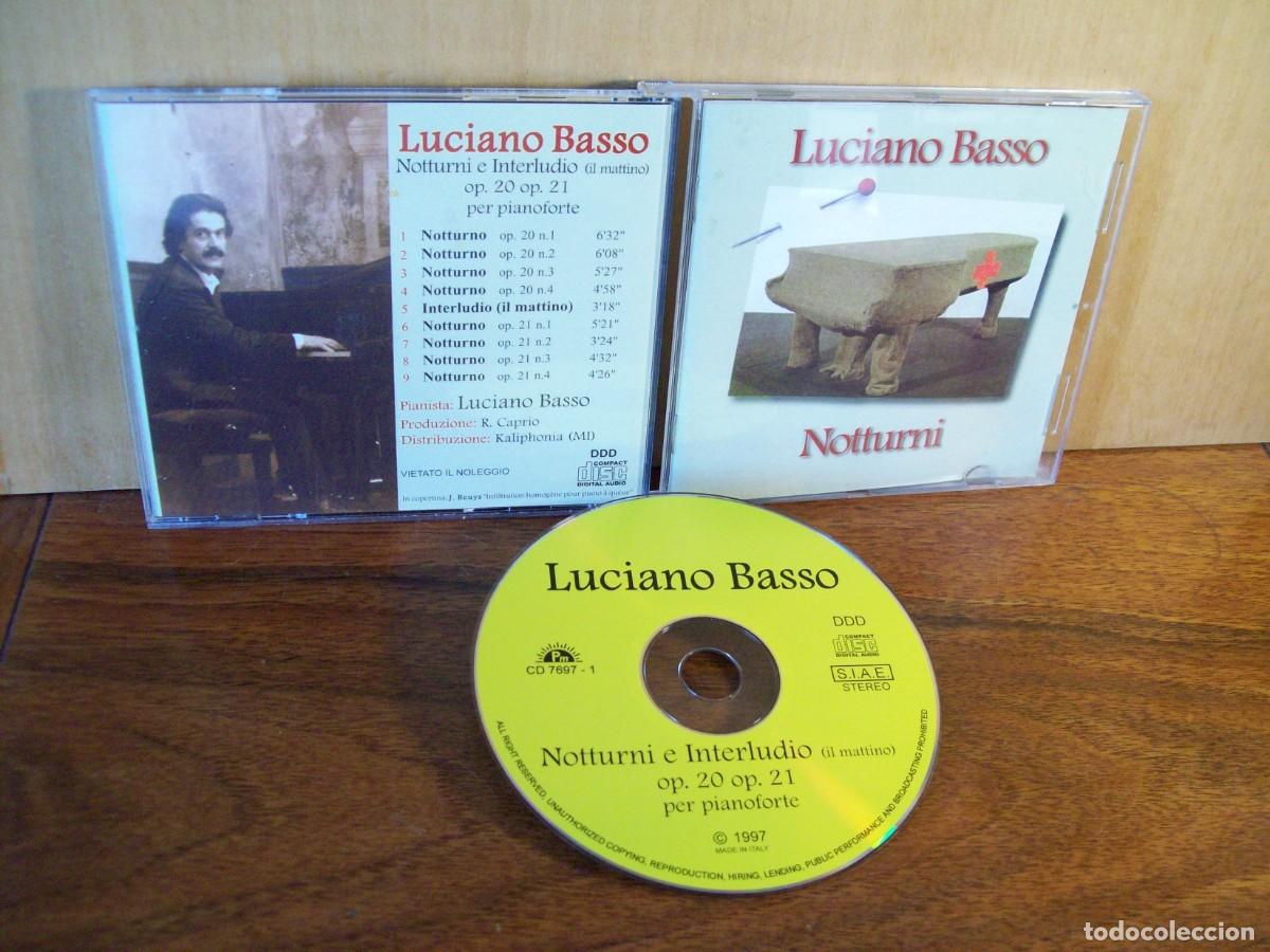 CD di Musica: LUCIANO BASSO - NOTTURNI - CD FABRICADO EN ITALIA
