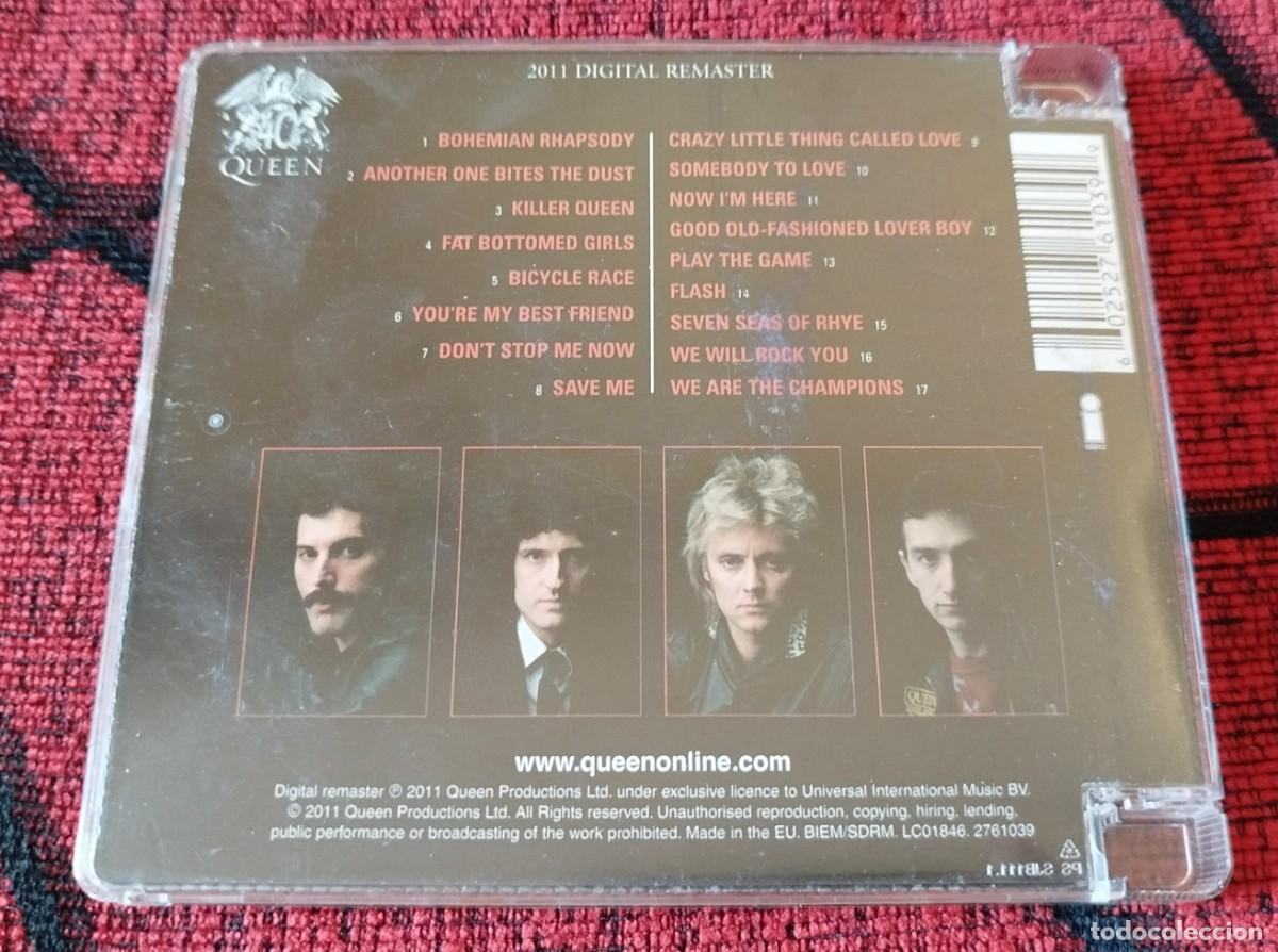 CDs de m&uacute;sica: QUEEN ** Greatest Hits ** CD EDICION 2011 - Foto 2