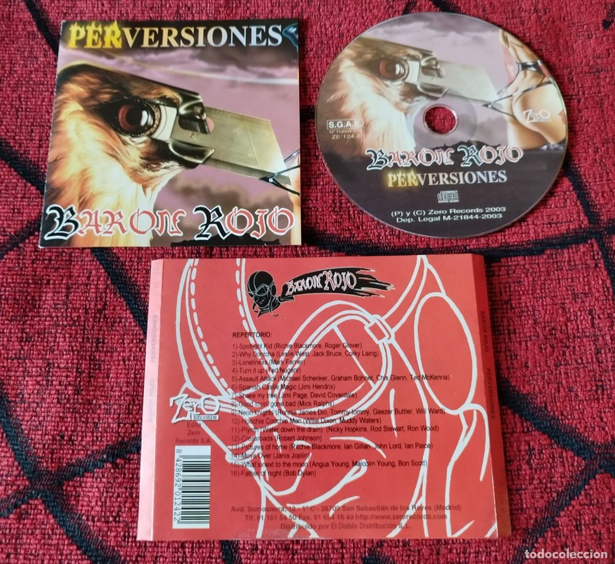 CDs de m&uacute;sica: BARON ROJO ** Perversiones ** CD ORIGINAL 2003 - Foto 1