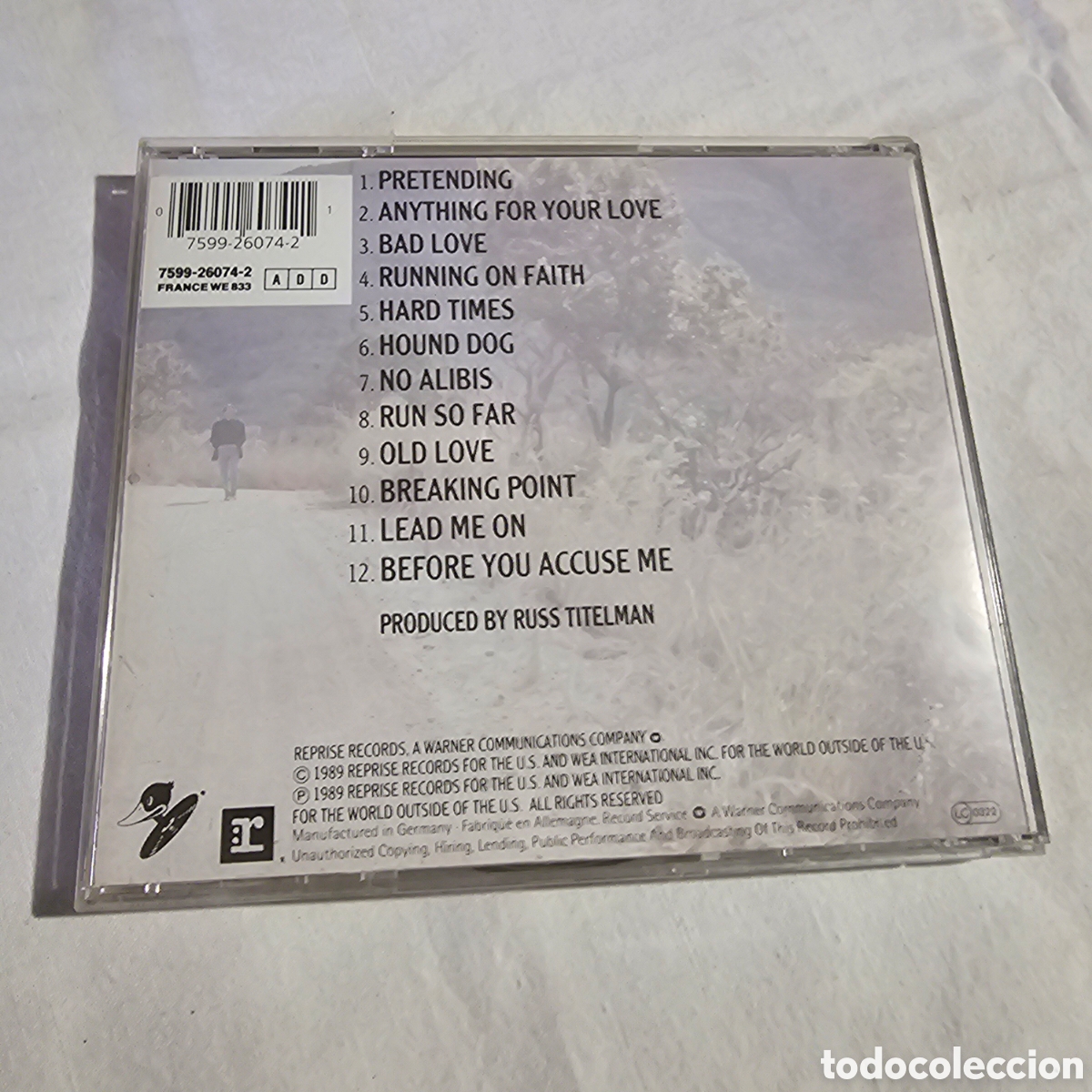 CDs de m&uacute;sica: CD. Eric Clapton &ndash; Journeyman - Foto 2
