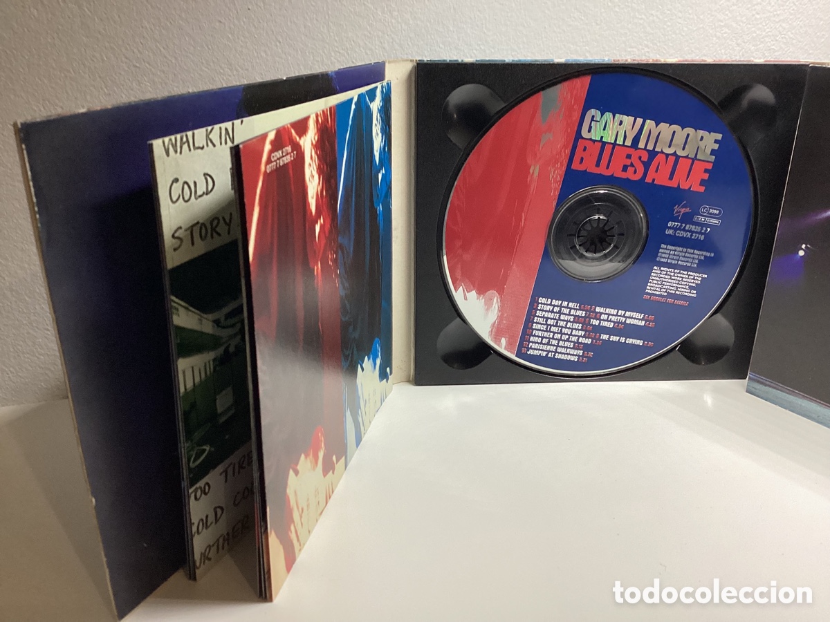 CDs de m&uacute;sica: Gary Moore - Blues Alive - Digipack 1993 - Edici&oacute;n Limitada - Foto 4