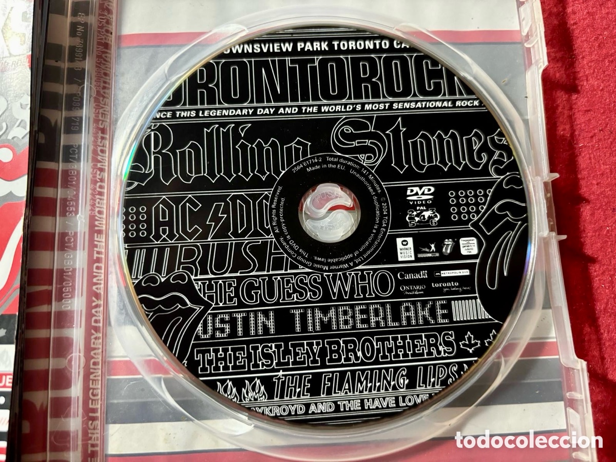 CDs de m&uacute;sica: The Rolling Stones, AC/DC, Rush &ldquo;Toronto Rocks&rdquo;de 2004 - Foto 4
