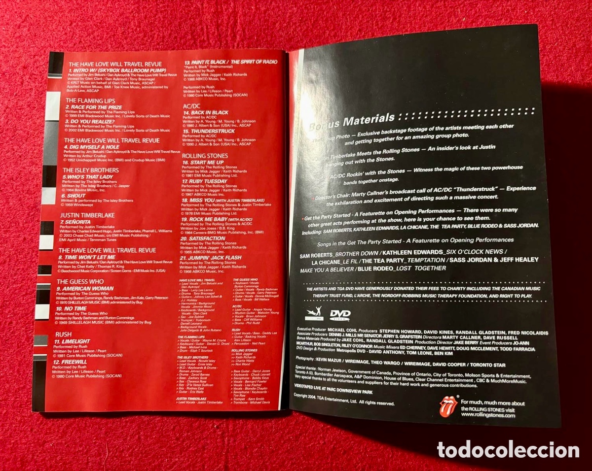 CDs de m&uacute;sica: The Rolling Stones, AC/DC, Rush &ldquo;Toronto Rocks&rdquo;de 2004 - Foto 9