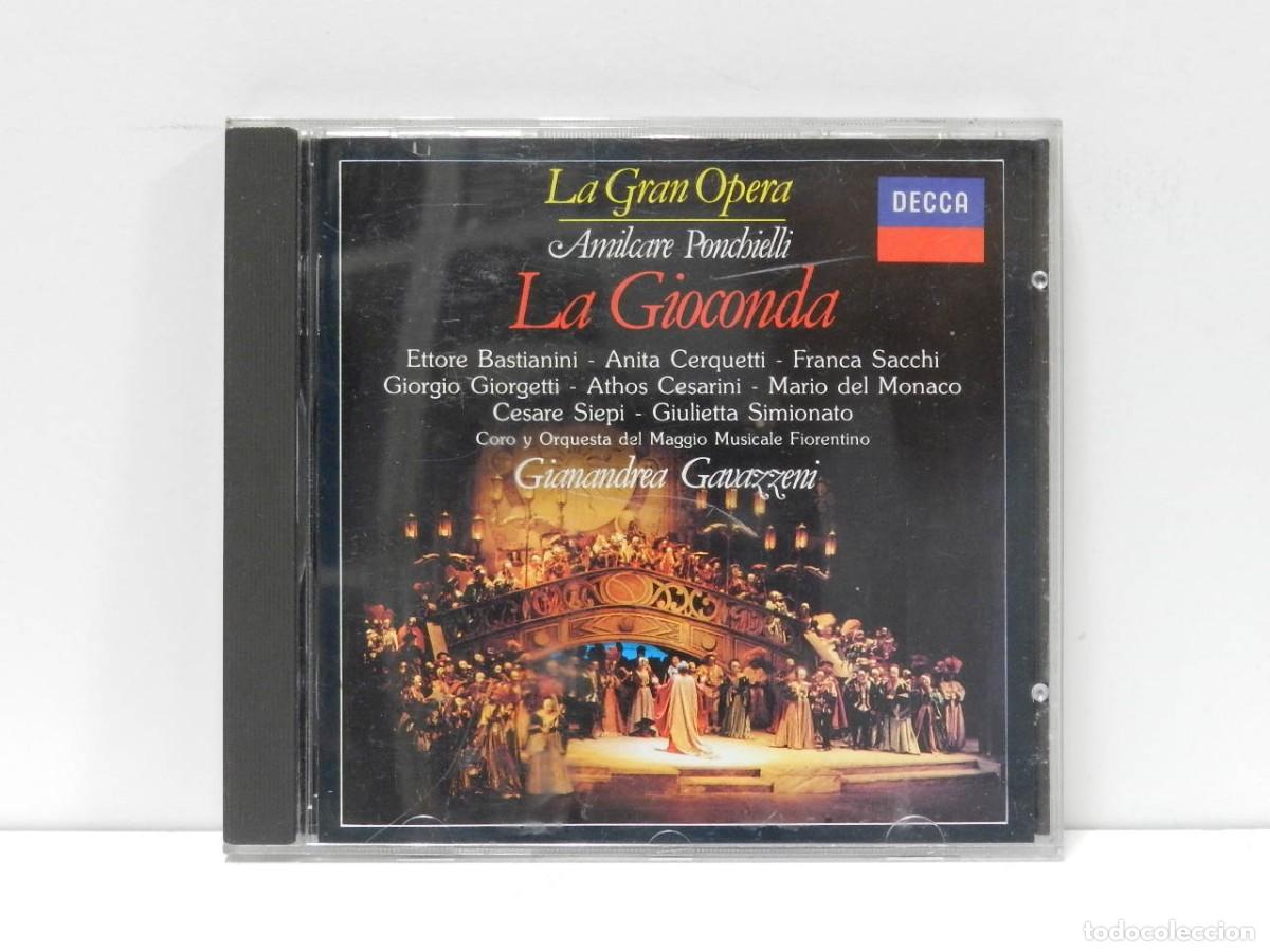 CDs de m&uacute;sica: DISCO CD. Ponchielli &ndash; La Gioconda - La Gran &Oacute;pera. COMPACT DISC. - Foto 1