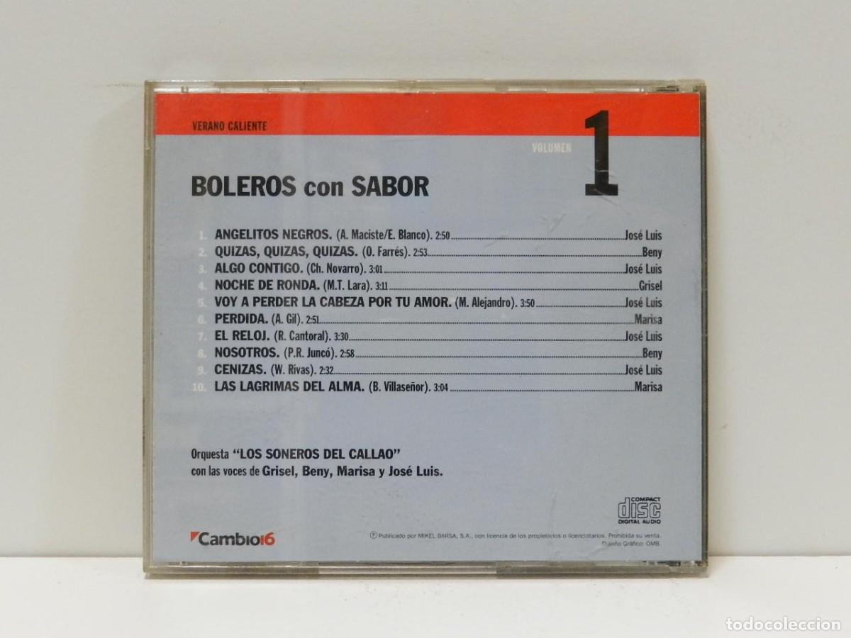 CDs de m&uacute;sica: DISCO CD. Boleros Con Sabor - Verano Caliente. COMPACT DISC. - Foto 2