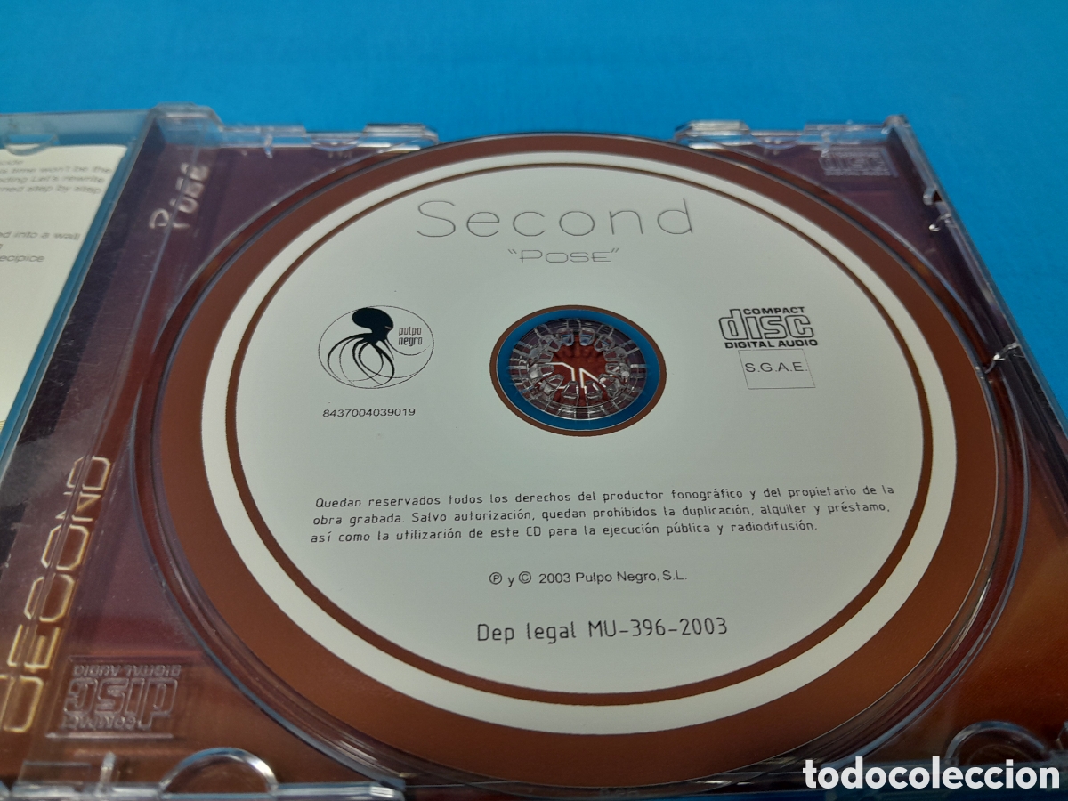 CDs de m&uacute;sica: SECOND &rdquo;POSE&rdquo; - PULPO NEGRO RECODS - Foto 2