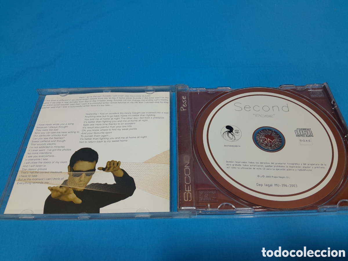 CDs de m&uacute;sica: SECOND &rdquo;POSE&rdquo; - PULPO NEGRO RECODS - Foto 6