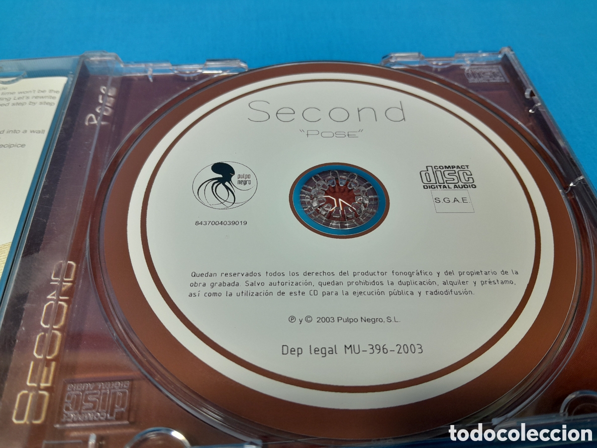 CDs de m&uacute;sica: SECOND &rdquo;POSE&rdquo; - PULPO NEGRO RECODS - Foto 7