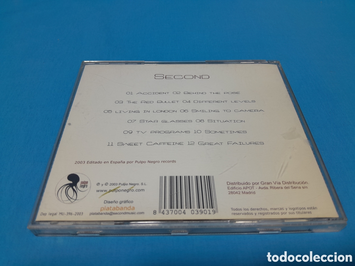 CDs de m&uacute;sica: SECOND &rdquo;POSE&rdquo; - PULPO NEGRO RECODS - Foto 8