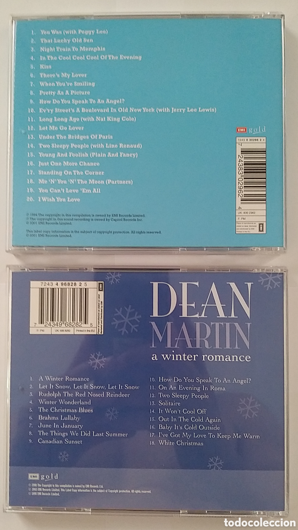 CDs de m&uacute;sica: DEAN MARTIN - SINGLES + A WINTER ROMANCE - 2 CD SET - Foto 2