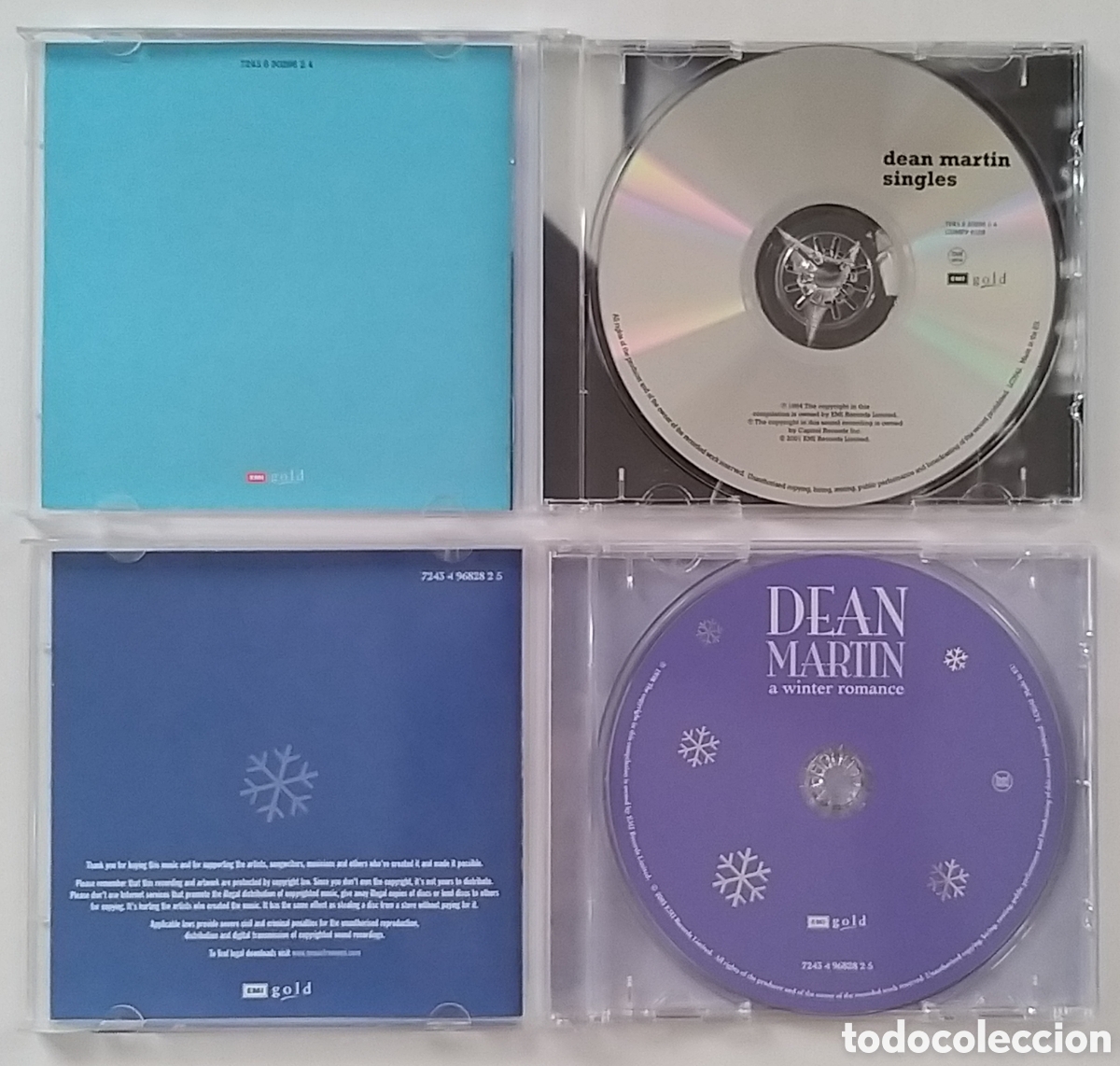 CDs de m&uacute;sica: DEAN MARTIN - SINGLES + A WINTER ROMANCE - 2 CD SET - Foto 3
