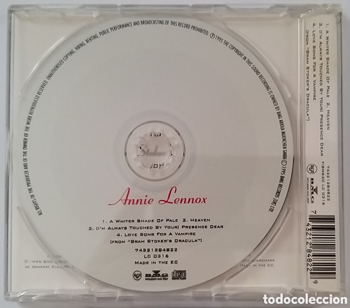 CDs de m&uacute;sica: ANNIE LENNOX x 3 CD SINGLES - Foto 3