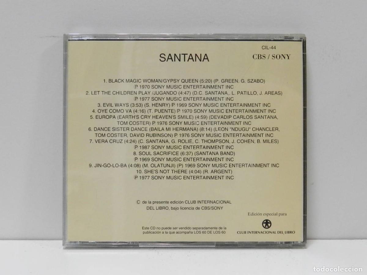 CDs de m&uacute;sica: DISCO CD. Santana &ndash; Los 60 De Los 60. COMPACT DISC. - Foto 2
