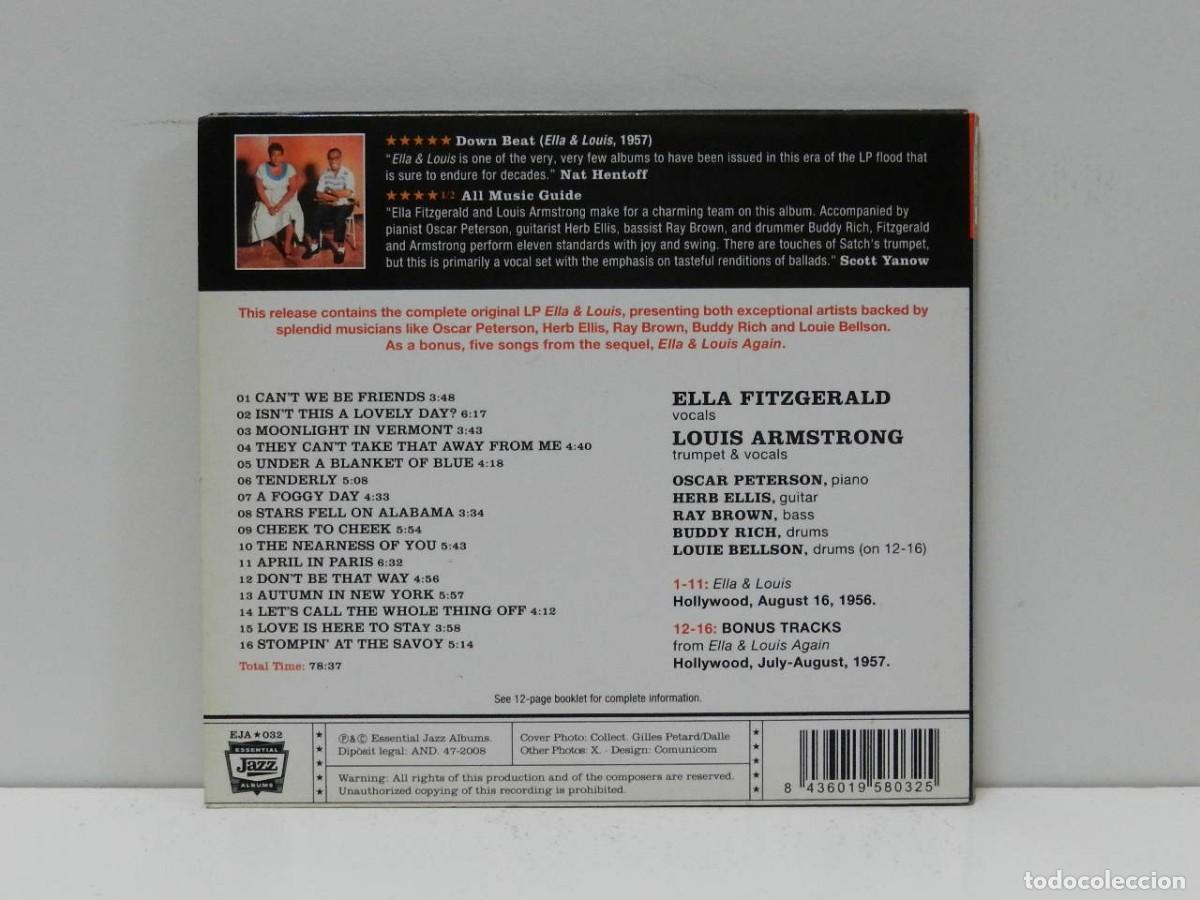 CDs de m&uacute;sica: DISCO CD. Ella & Louis &ndash; Ella & Louis. COMPACT DISC. - Foto 2