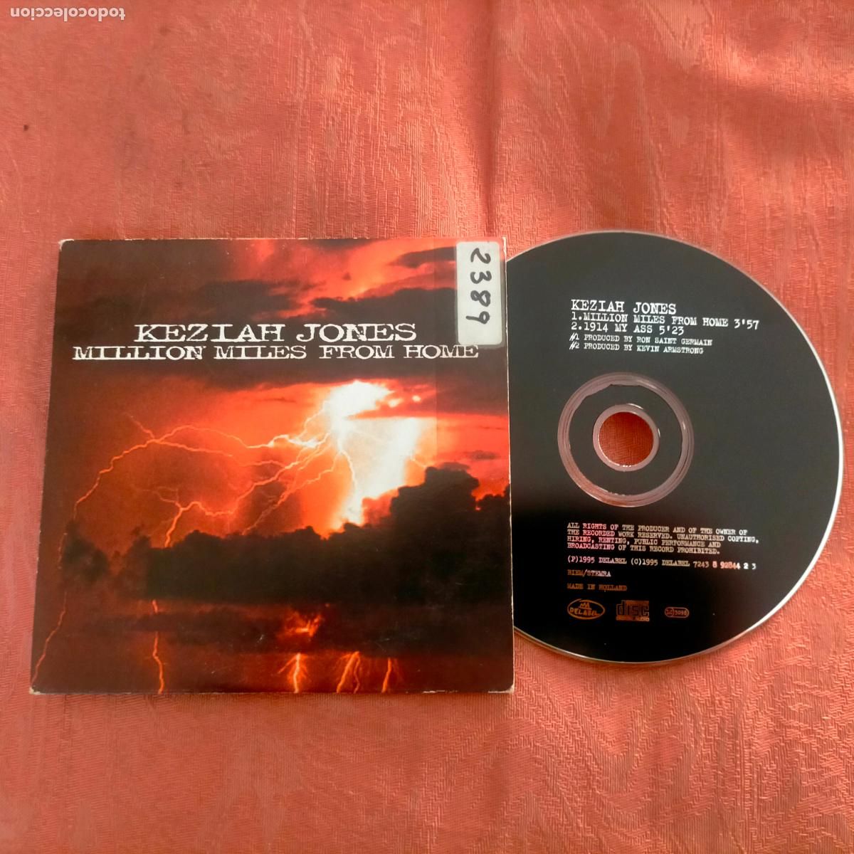 CDs de m&uacute;sica: cd single promocional keziah jones