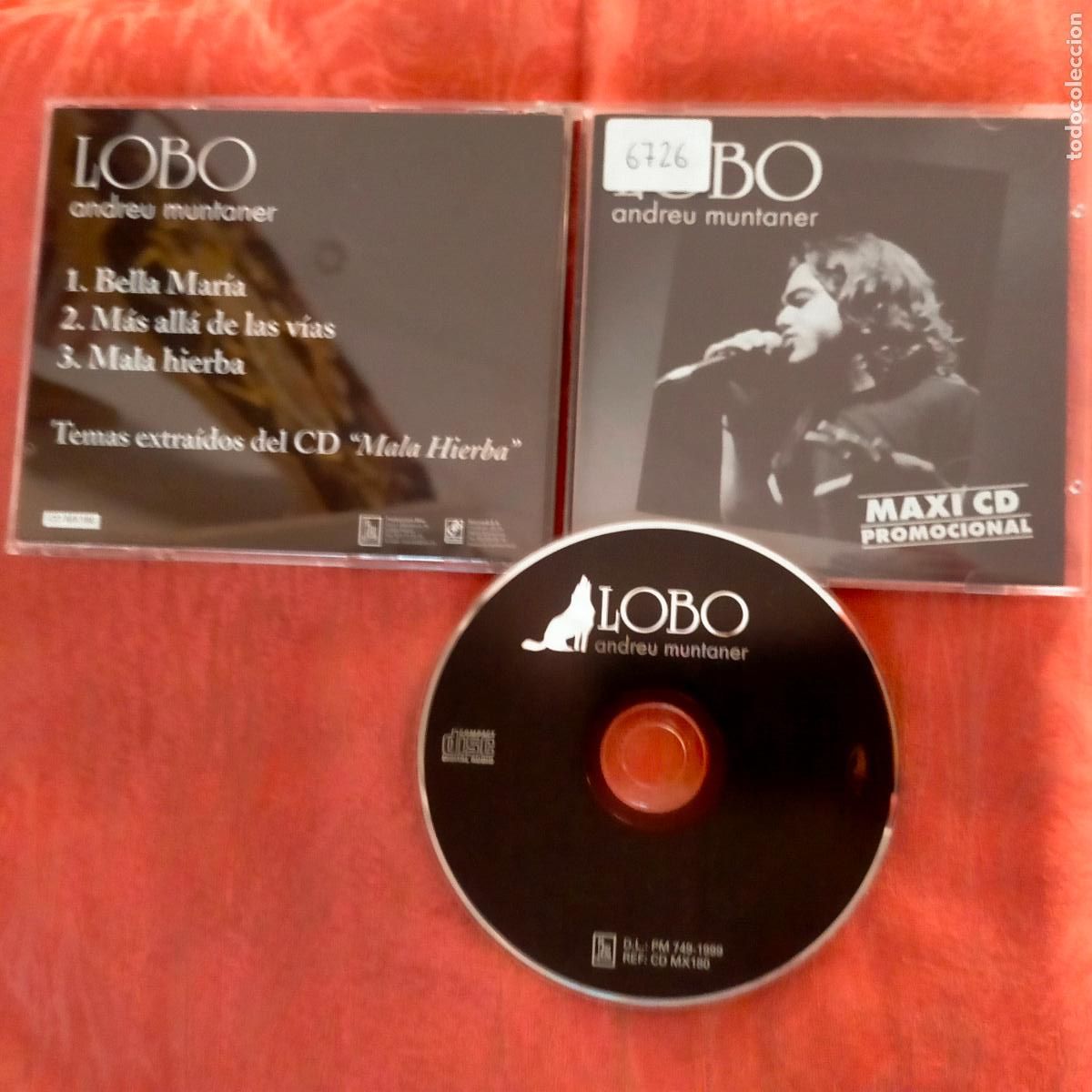 CDs de m&uacute;sica: cd single promocional MAXI CD ANDREU MUNTANER - Foto 1