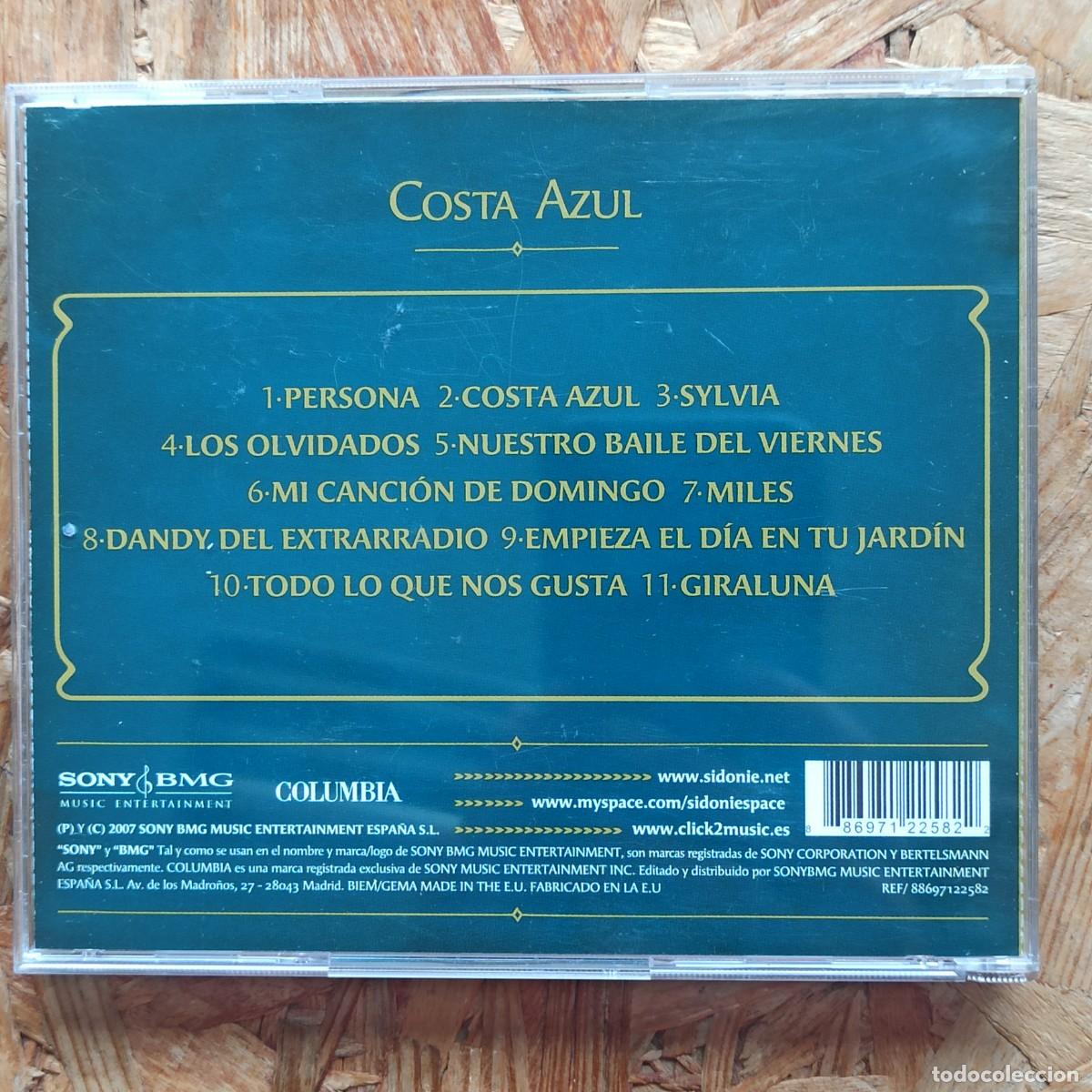 CDs de m&uacute;sica: CD Sidonie &ndash; Costa Azul - Foto 2