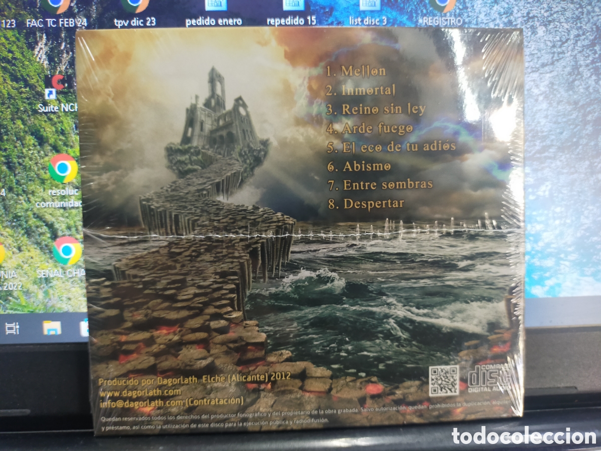 CDs de m&uacute;sica: Dagorlath cd Digipack inmortal 2012 precintado /2 - Foto 2