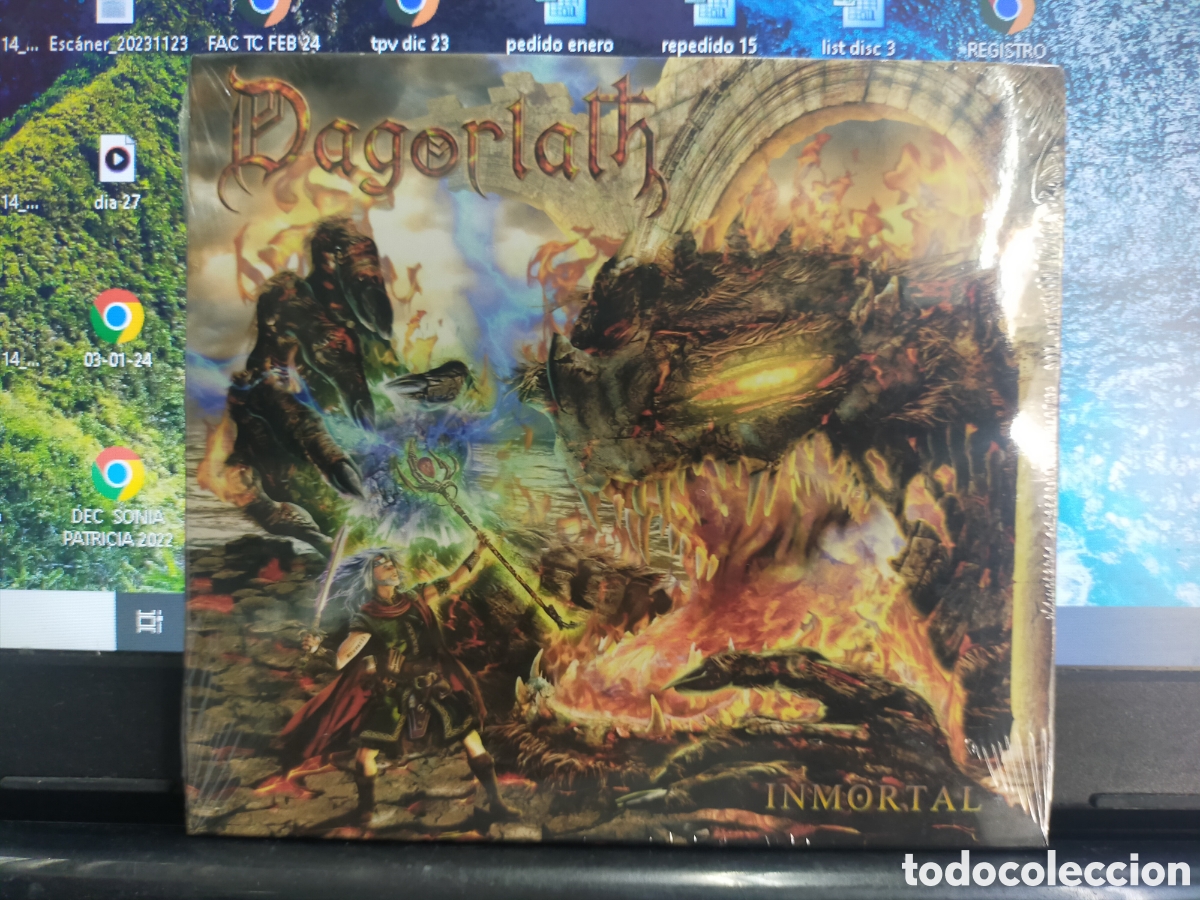CDs de m&uacute;sica: Dagorlath cd Digipack inmortal 2012 precintado /2 - Foto 1