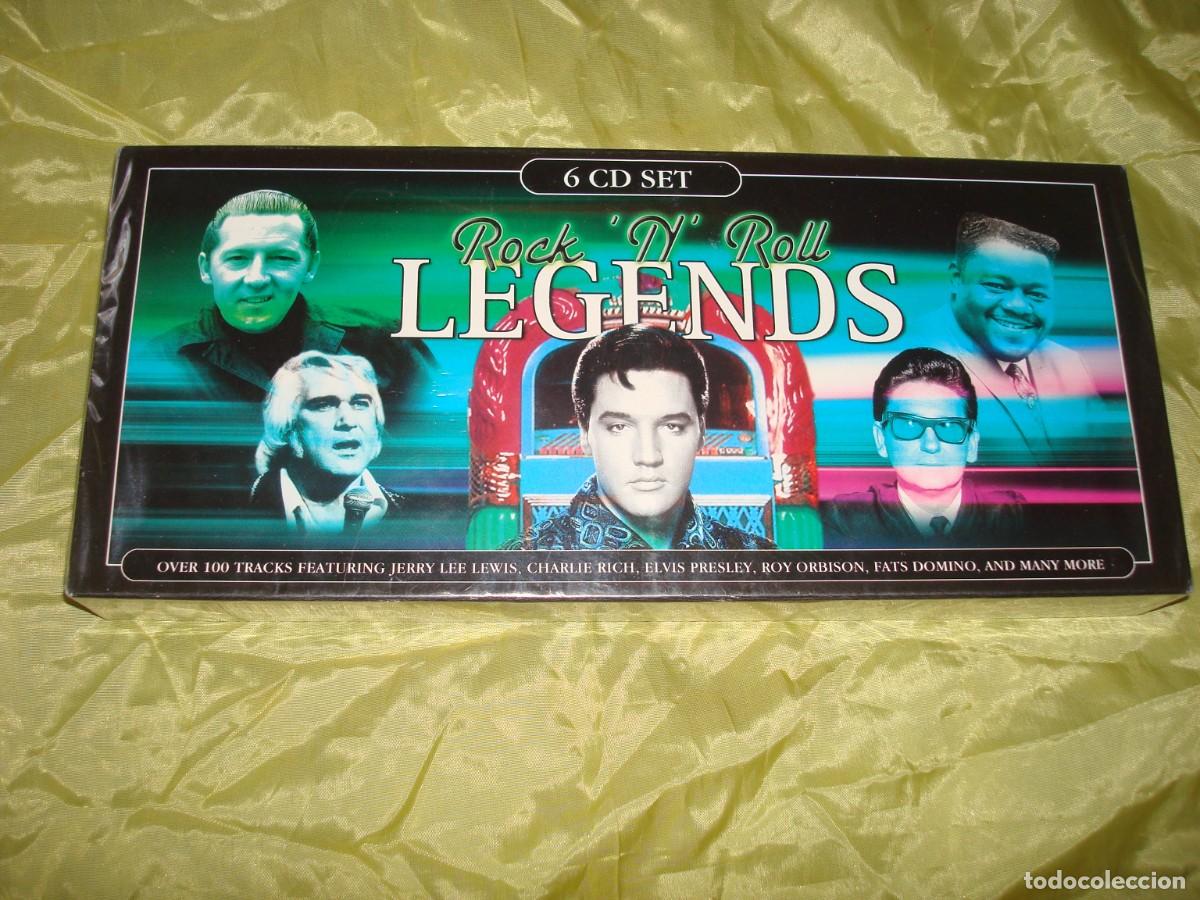 Music CDs: ROCK&acute;N&acute;ROLL LEGENDS. CAJA CON 6 CD&acute;S. PRECINTADO