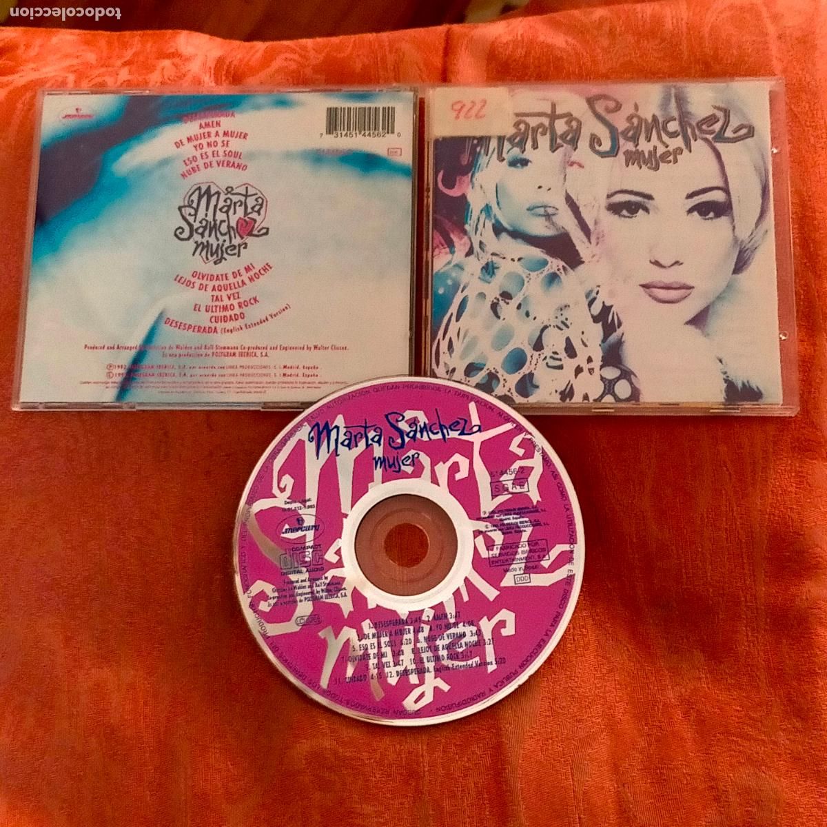 CDs de m&uacute;sica: CD MARTA SANCHEZ 12 TEMAS - Foto 1