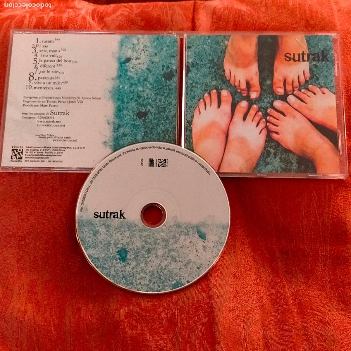 CDs de m&uacute;sica: SUTRAK - SUSANA - CD 10 TEMAS - Foto 1