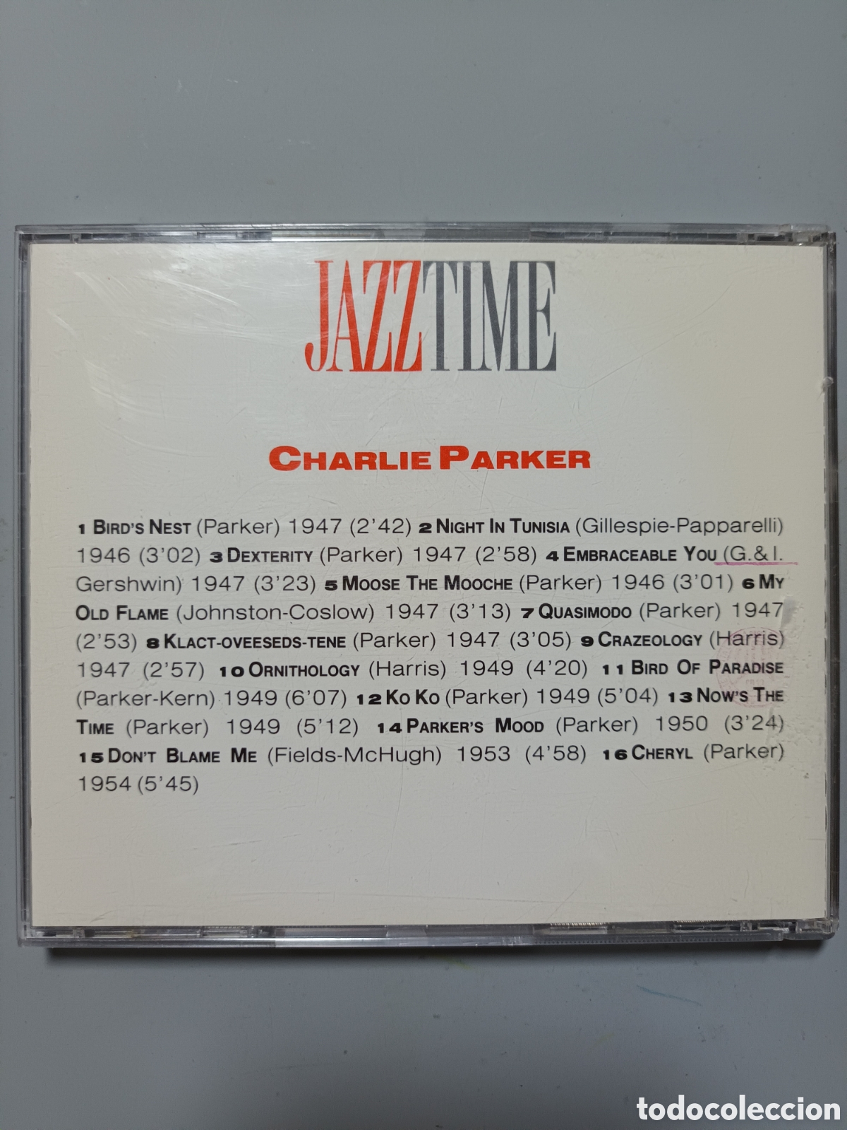 CDs de m&uacute;sica: Charlie Parker jazz time - Foto 2