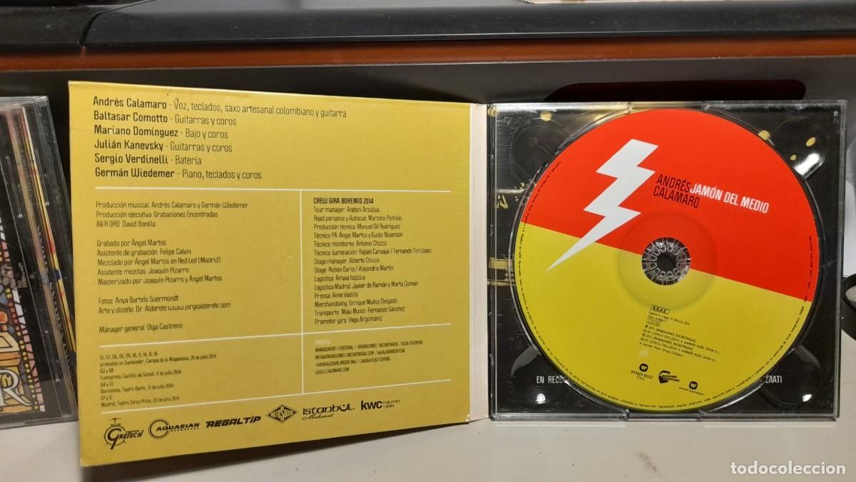 CDs de m&uacute;sica: CD ANDRES CALAMARO : JAMON DEL MEDIO ( DIGIPACK) - Foto 2