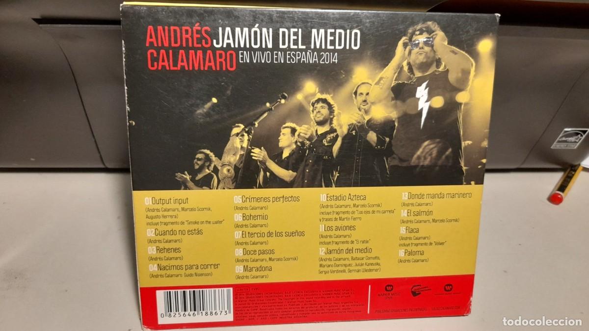 CDs de m&uacute;sica: CD ANDRES CALAMARO : JAMON DEL MEDIO ( DIGIPACK) - Foto 3