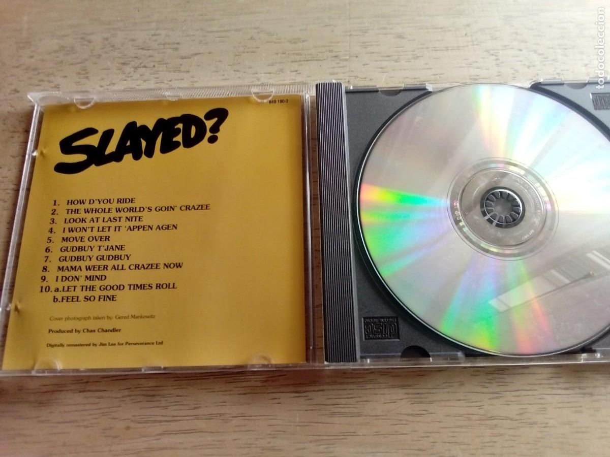 CDs de m&uacute;sica: Slade. Slayed? CD 3er trabajo. Buena versi&oacute;n Janis - Foto 4