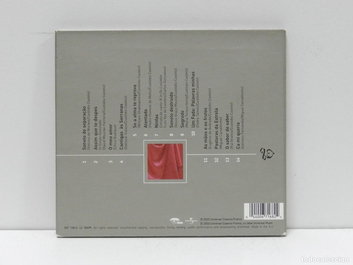 CDs de m&uacute;sica: DISCO CD. Cristina Branco &ndash; Sensus. COMPACT DISC. - Foto 2