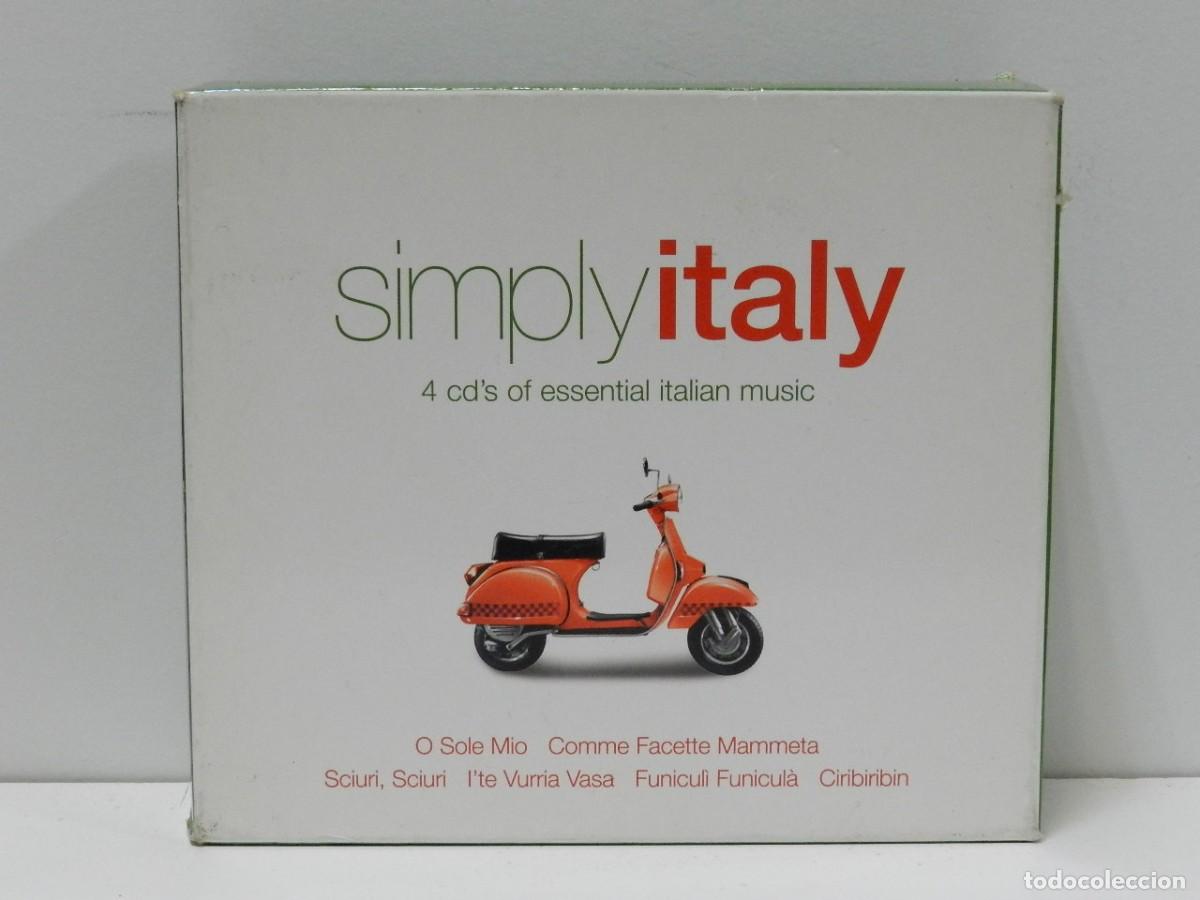 CDs de m&uacute;sica: DISCO 4 X CD. Simply Italy. COMPACT DISC. - Foto 1